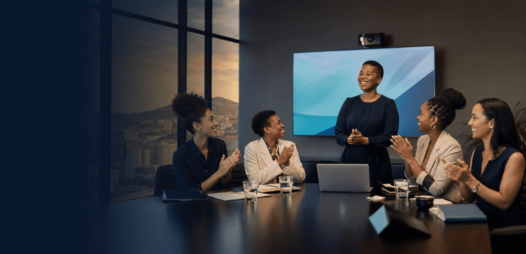 South African business professionals collaborating on a tender